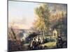 Dismissal of School on an October Afternoon-Henry Inman-Mounted Giclee Print