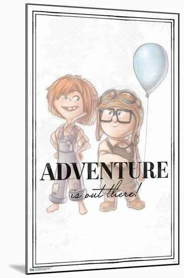 Disney 100th Anniversary - Adventure Is Out There-Trends International-Mounted Poster