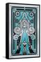 Disney 100th Anniversary - Deco-Luxe Elsa-Trends International-Framed Stretched Canvas