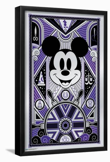 Disney 100th Anniversary - Deco-Luxe Mickey Mouse-Trends International-Framed Poster