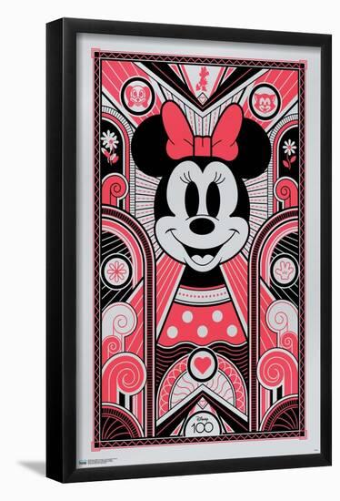 Disney 100th Anniversary - Deco-Luxe Minnie Mouse-Trends International-Framed Poster