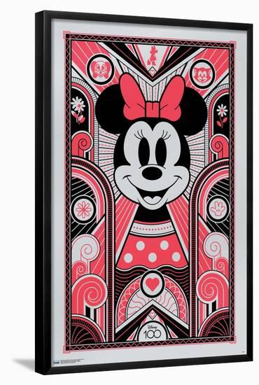 Disney 100th Anniversary - Deco-Luxe Minnie Mouse-Trends International-Framed Poster