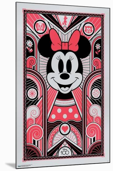 Disney 100th Anniversary - Deco-Luxe Minnie Mouse-Trends International-Mounted Poster