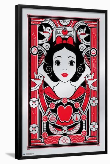 Disney 100th Anniversary - Deco-Luxe Snow White-Trends International-Framed Poster