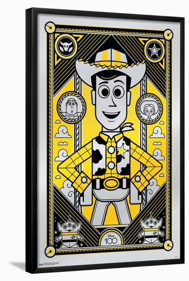 Disney 100th Anniversary - Deco-Luxe Woody-Trends International-Framed Poster