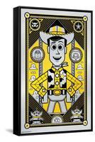 Disney 100th Anniversary - Deco-Luxe Woody-Trends International-Framed Stretched Canvas