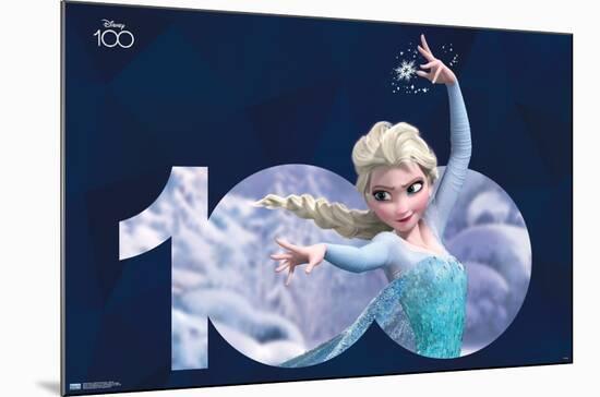 Disney 100th Anniversary - Frozen-Trends International-Mounted Poster