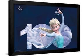 Disney 100th Anniversary - Frozen-Trends International-Framed Poster