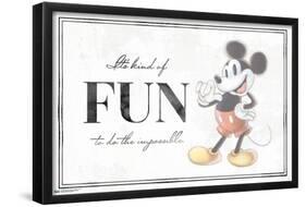 Disney 100th Anniversary - Fun To Do The Impossible-Trends International-Framed Poster