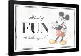 Disney 100th Anniversary - Fun To Do The Impossible-Trends International-Framed Poster