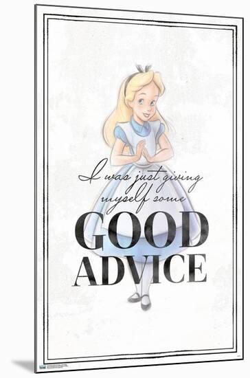 Disney 100th Anniversary - Good Advice-Trends International-Mounted Poster