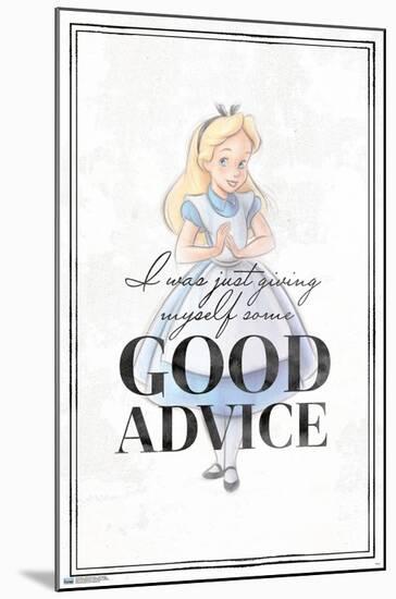 Disney 100th Anniversary - Good Advice-Trends International-Mounted Poster