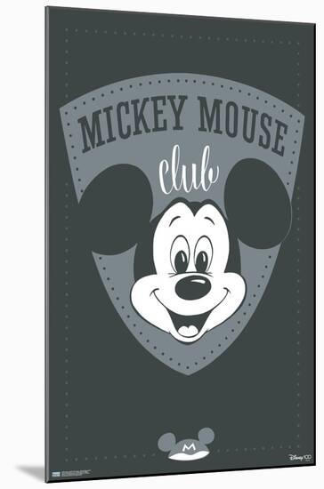 Disney 100th Anniversary - Mickey Mouse Club-Trends International-Mounted Poster