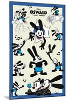 Disney 100th Anniversary - Oswald The Lucky Rabbit-Trends International-Mounted Poster