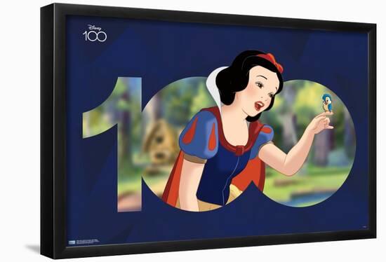 Disney 100th Anniversary - Snow White-Trends International-Framed Poster