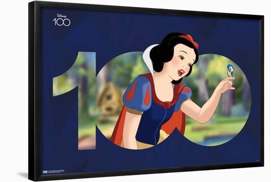 Disney 100th Anniversary - Snow White-Trends International-Framed Poster