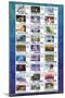 Disney 100th Anniversary - Stamp Grid-Trends International-Mounted Poster