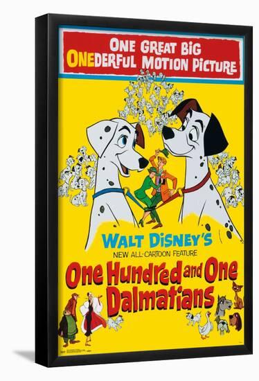 Disney 101 Dalmatians - One Sheet-Trends International-Framed Poster