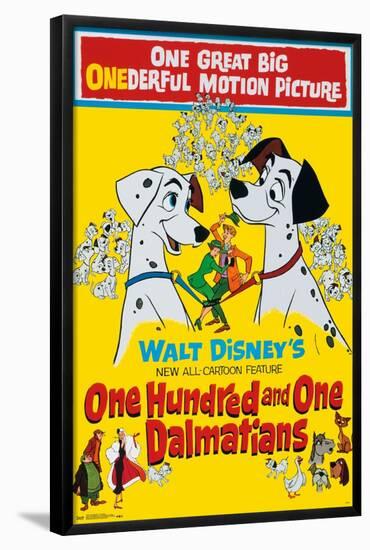 Disney 101 Dalmatians - One Sheet-Trends International-Framed Poster