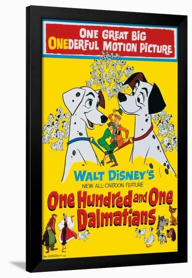 Disney 101 Dalmatians - One Sheet-Trends International-Framed Poster