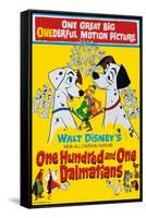 Disney 101 Dalmatians - One Sheet-Trends International-Framed Stretched Canvas