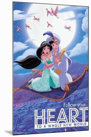 Disney Aladdin - Carpet Ride-Trends International-Mounted Poster