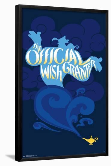 Disney Aladdin - Genie-Trends International-Framed Poster