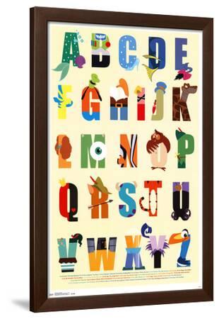 Disney Alphabet Posters Allposters Com