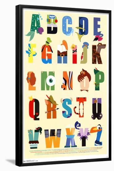 Disney - Alphabet-null-Framed Poster