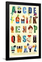 Disney - Alphabet-null-Framed Poster