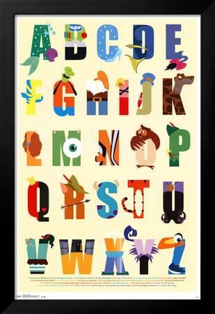 Disney Alphabet Posters Allposters Com