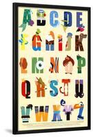 Disney - Alphabet-null-Lamina Framed Poster
