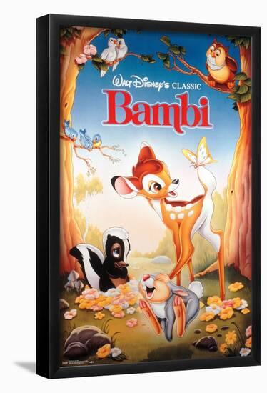 Disney Bambi - One Sheet-Trends International-Framed Poster