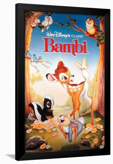 Disney Bambi - One Sheet-Trends International-Framed Poster