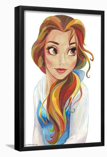 Disney Beauty And The Beast - Belle - Stylized-Trends International-Framed Poster