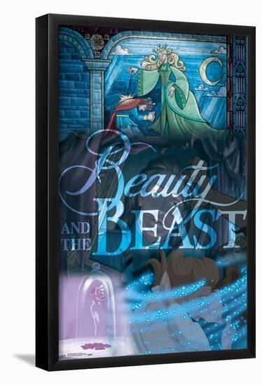 Disney Beauty And The Beast - Enchanted-Trends International-Framed Poster