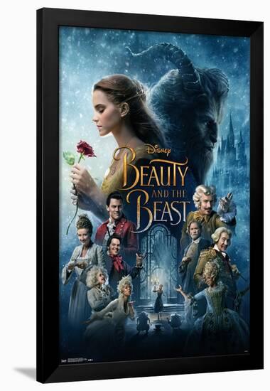 Disney Beauty And The Beast - One Sheet-Trends International-Framed Poster