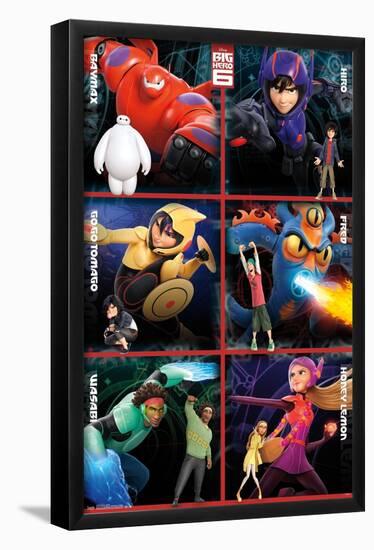 Disney Big Hero 6 - Heroes-Trends International-Framed Poster