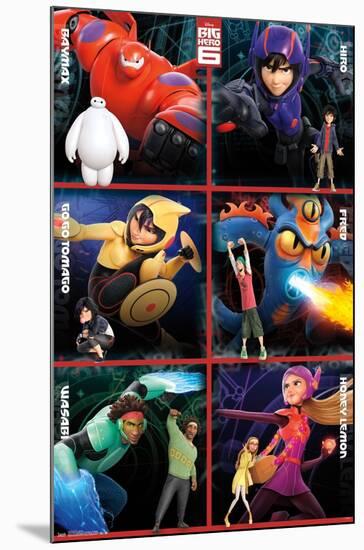 Disney Big Hero 6 - Heroes-Trends International-Mounted Poster