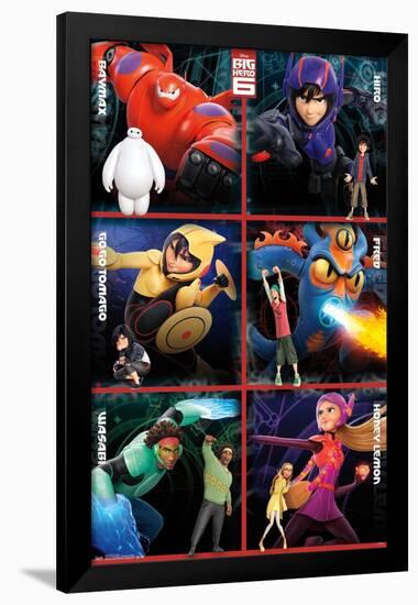 Disney Big Hero 6 - Heroes-Trends International-Framed Poster