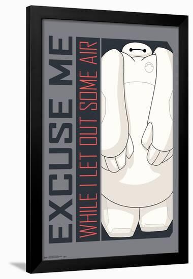 Disney Big Hero 6: The Series - Excuse Me-Trends International-Framed Poster