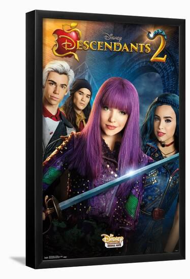 Disney Descendants 2 - One Sheet-Trends International-Framed Poster