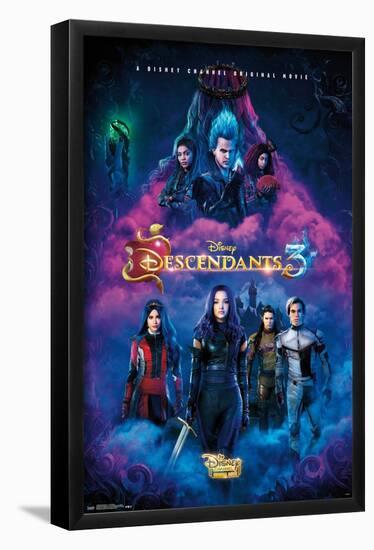 Disney Descendants 3 - One Sheet-Trends International-Framed Poster