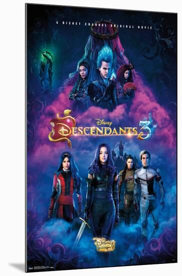 Disney Descendants 3 - One Sheet-Trends International-Mounted Poster