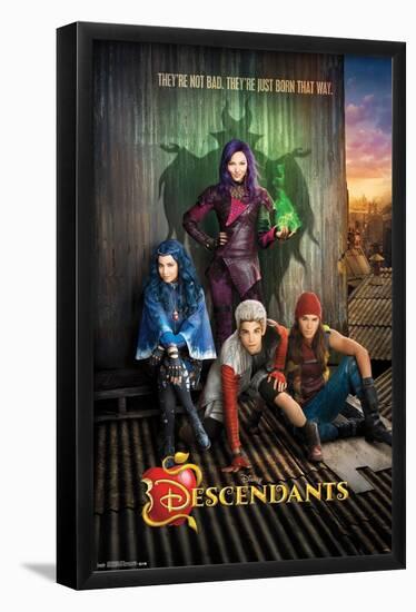 Disney Descendants - Key Art-Trends International-Framed Poster