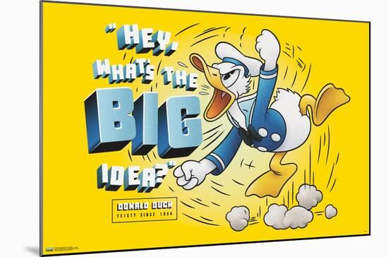 Disney Donald Duck - Big Idea-Trends International-Mounted Poster