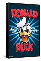 Disney Donald Duck - Number One-Trends International-Framed Stretched Canvas