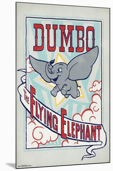 Disney Dumbo - Circus Poster-Trends International-Mounted Poster