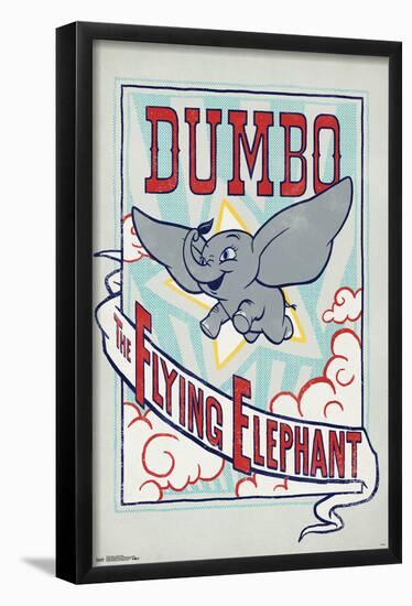 Disney Dumbo - Circus Poster-Trends International-Framed Poster