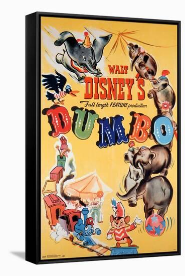 Disney Dumbo - Classic One Sheet-Trends International-Framed Stretched Canvas